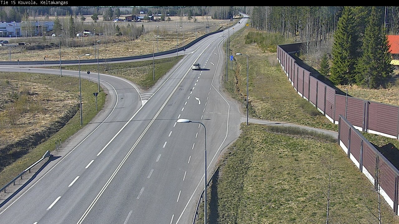 Weather Camera Image Väg 15 Kouvola, Keltakangas, Kouvola, Kymenlaakso