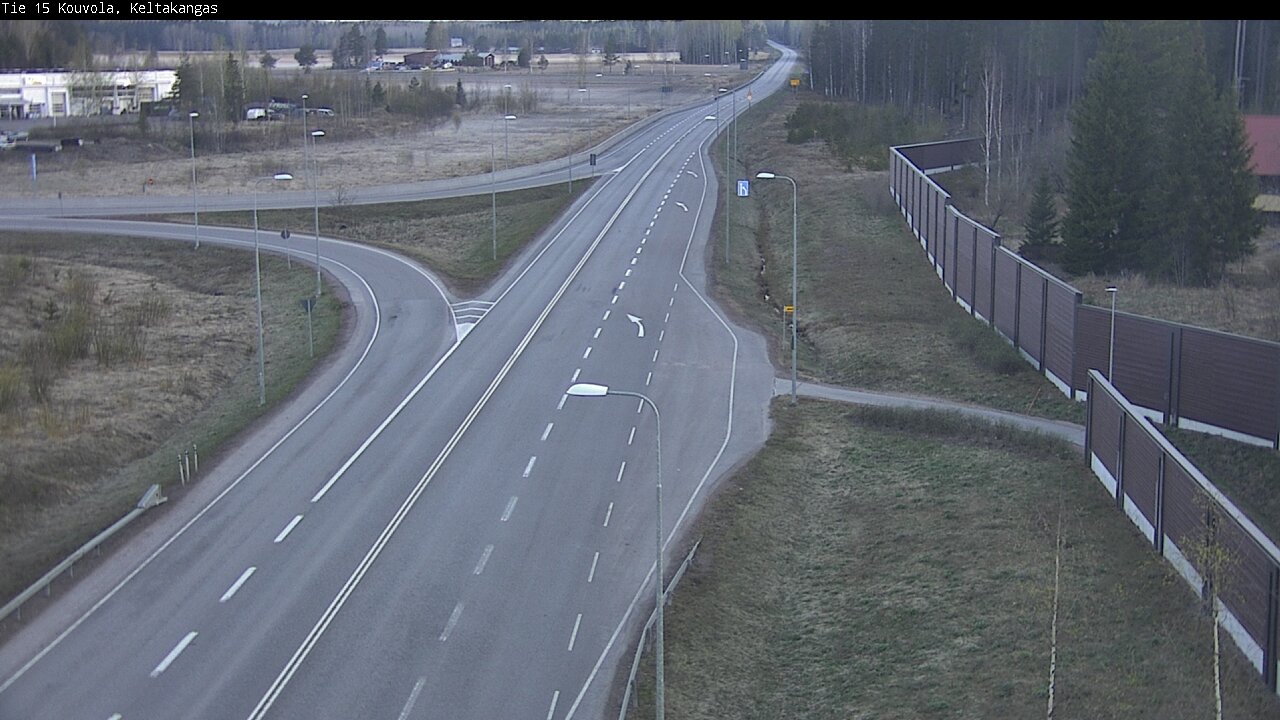Weather Camera Image Road 15 Kouvola, Keltakangas, Kouvola, Kymenlaakso
