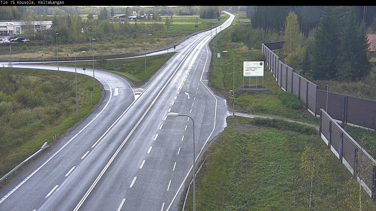 Weather Camera Image Road 15 Kouvola, Keltakangas, Kouvola, Kymenlaakso