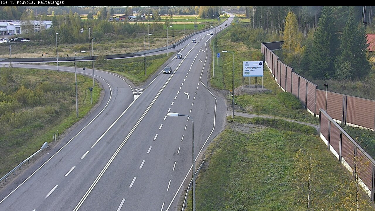 Weather Camera Image Road 15 Kouvola, Keltakangas, Kouvola, Kymenlaakso