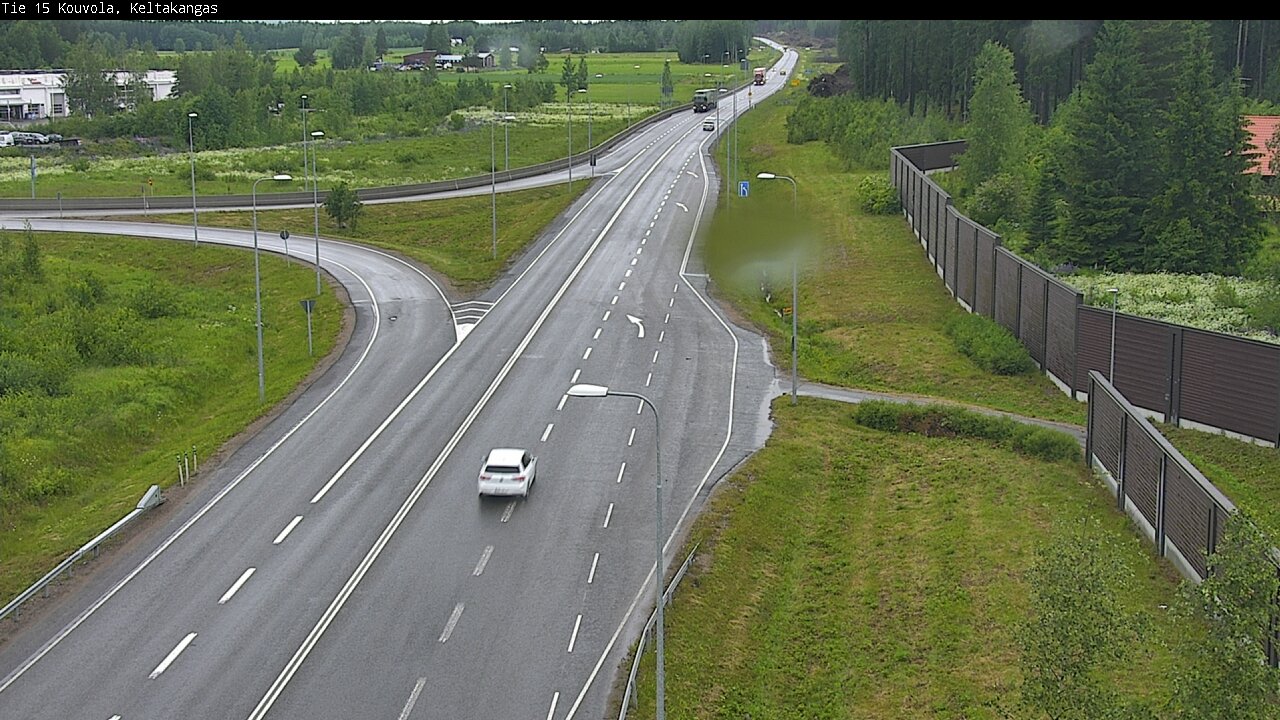 Weather Camera Image Väg 15 Kouvola, Keltakangas, Kouvola, Kymenlaakso