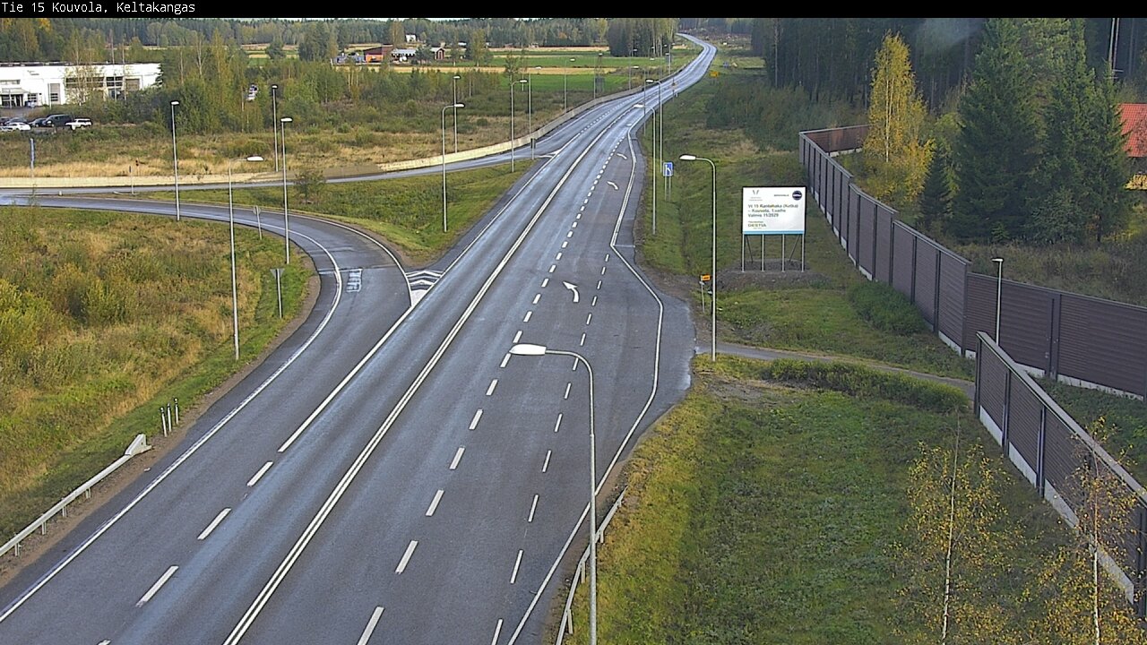 Weather Camera Image Road 15 Kouvola, Keltakangas, Kouvola, Kymenlaakso