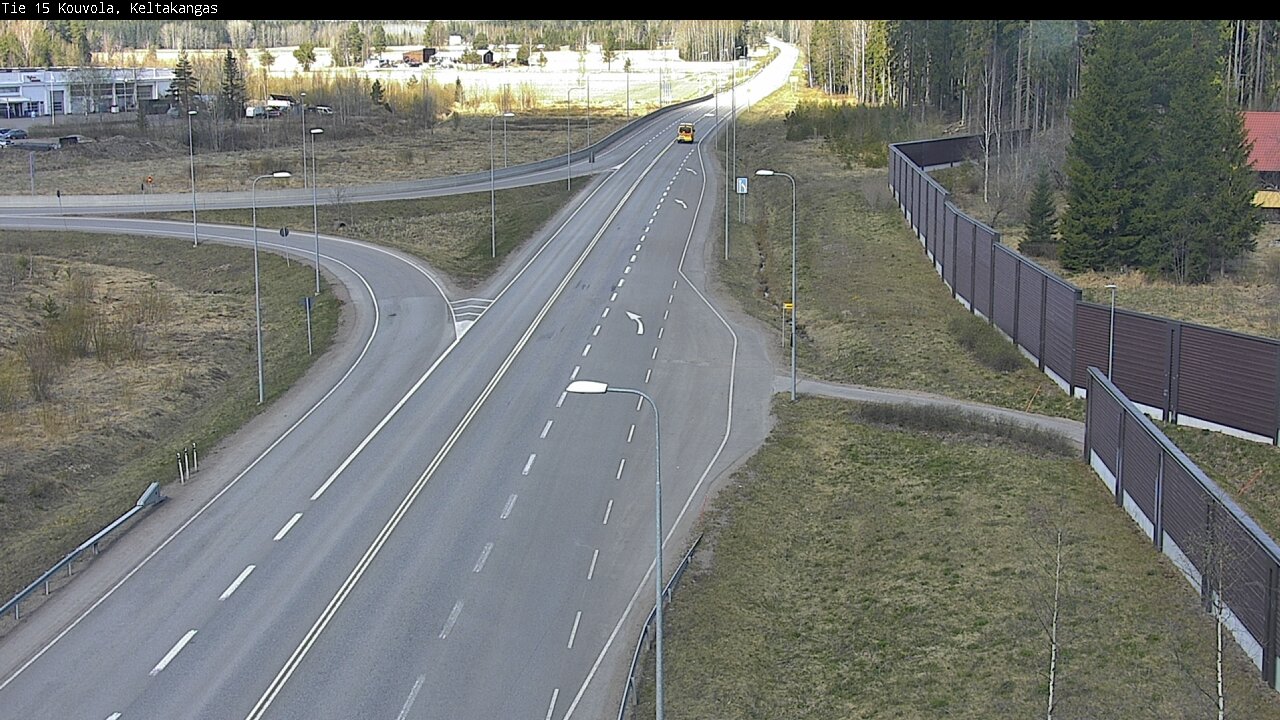 Weather Camera Image Väg 15 Kouvola, Keltakangas, Kouvola, Kymenlaakso