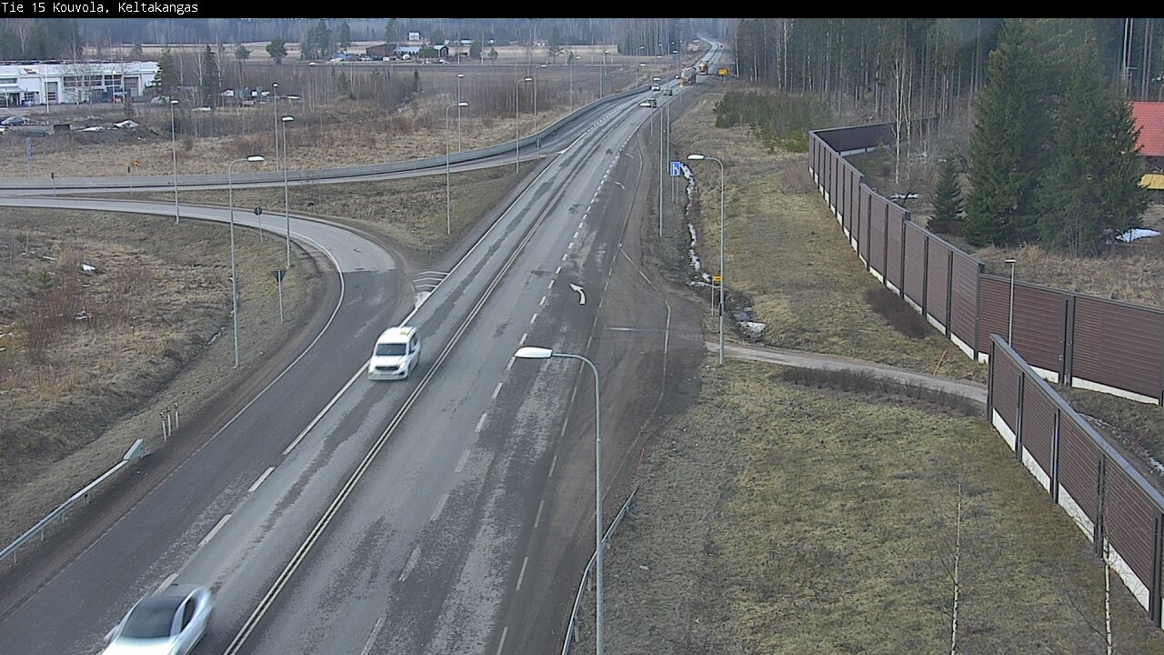 Weather Camera Image Väg 15 Kouvola, Keltakangas, Kouvola, Kymenlaakso