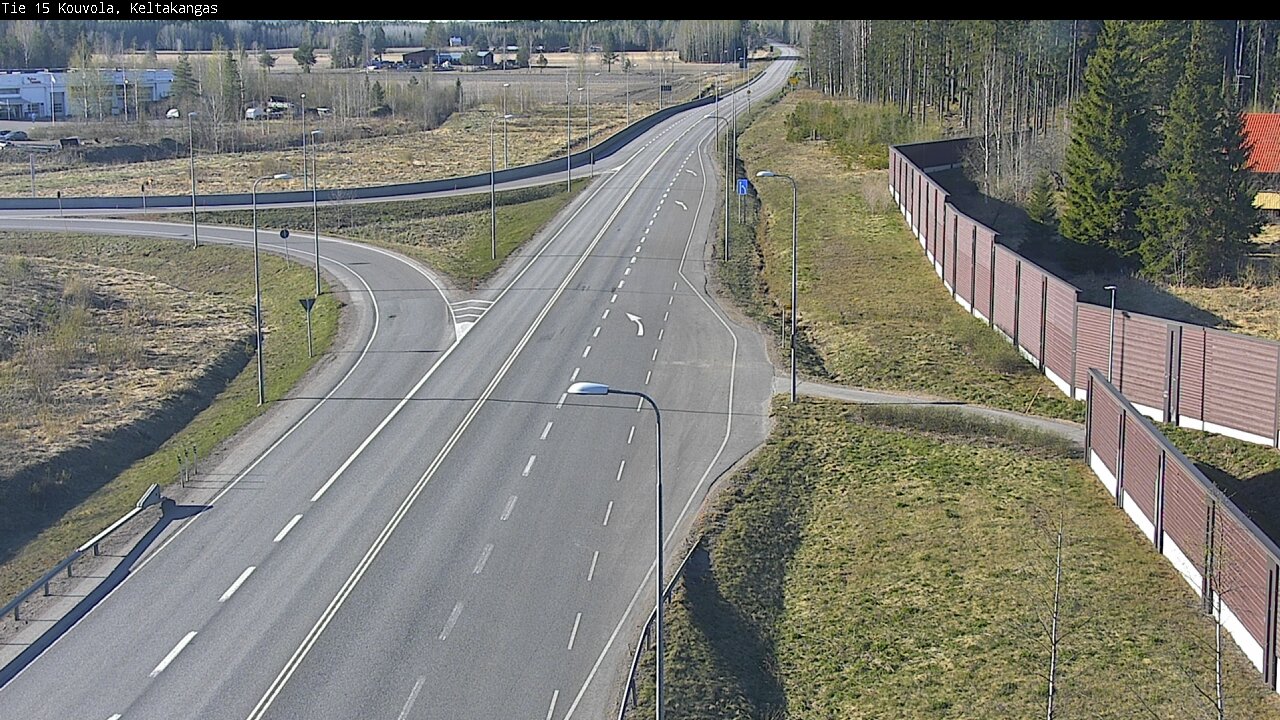 Weather Camera Image Väg 15 Kouvola, Keltakangas, Kouvola, Kymenlaakso