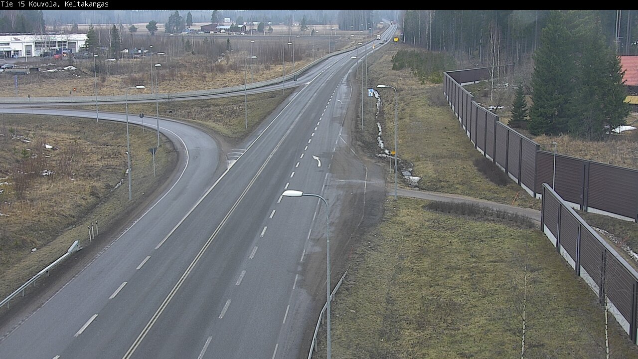 Weather Camera Image Väg 15 Kouvola, Keltakangas, Kouvola, Kymenlaakso