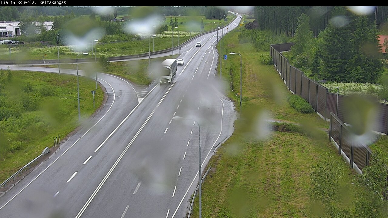Weather Camera Image Road 15 Kouvola, Keltakangas, Kouvola, Kymenlaakso