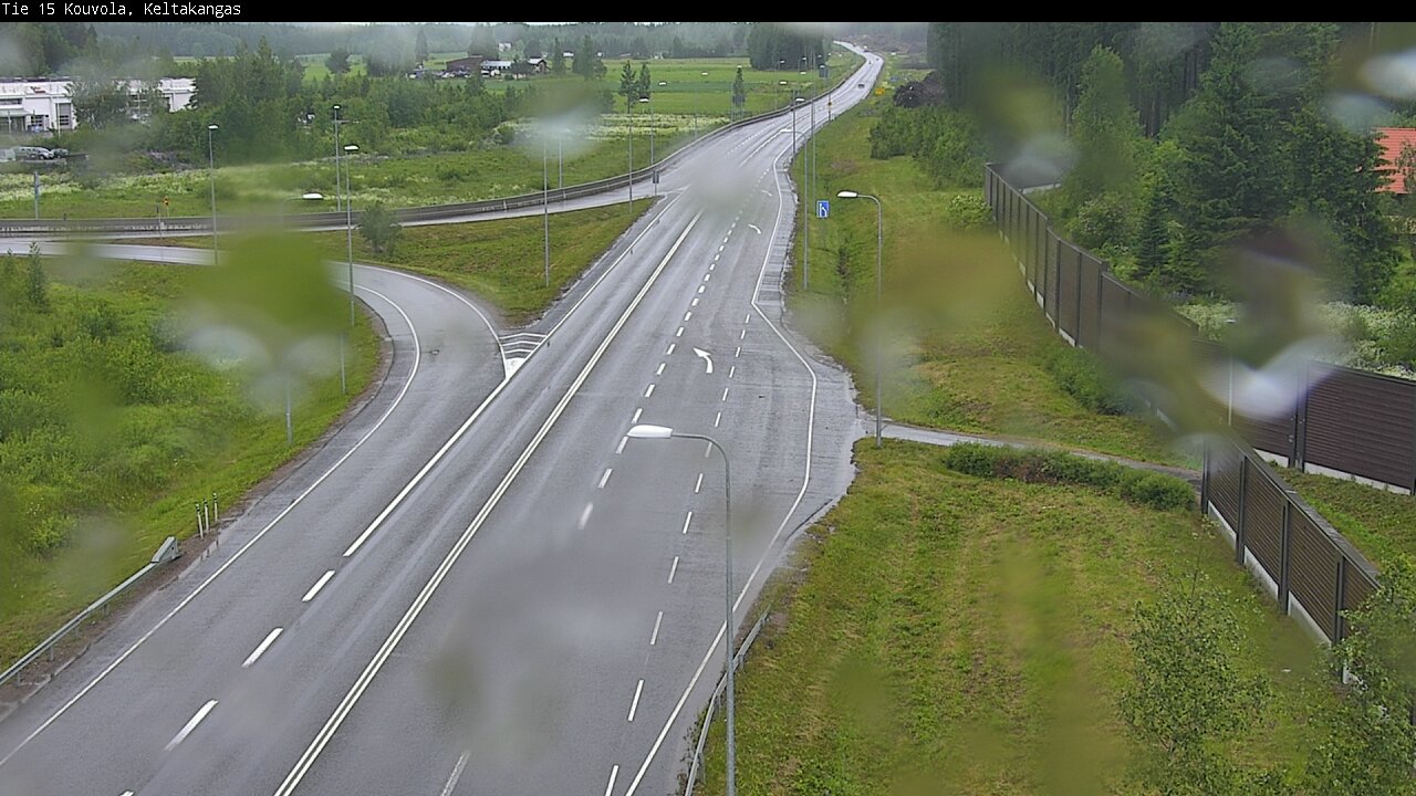 Weather Camera Image Road 15 Kouvola, Keltakangas, Kouvola, Kymenlaakso