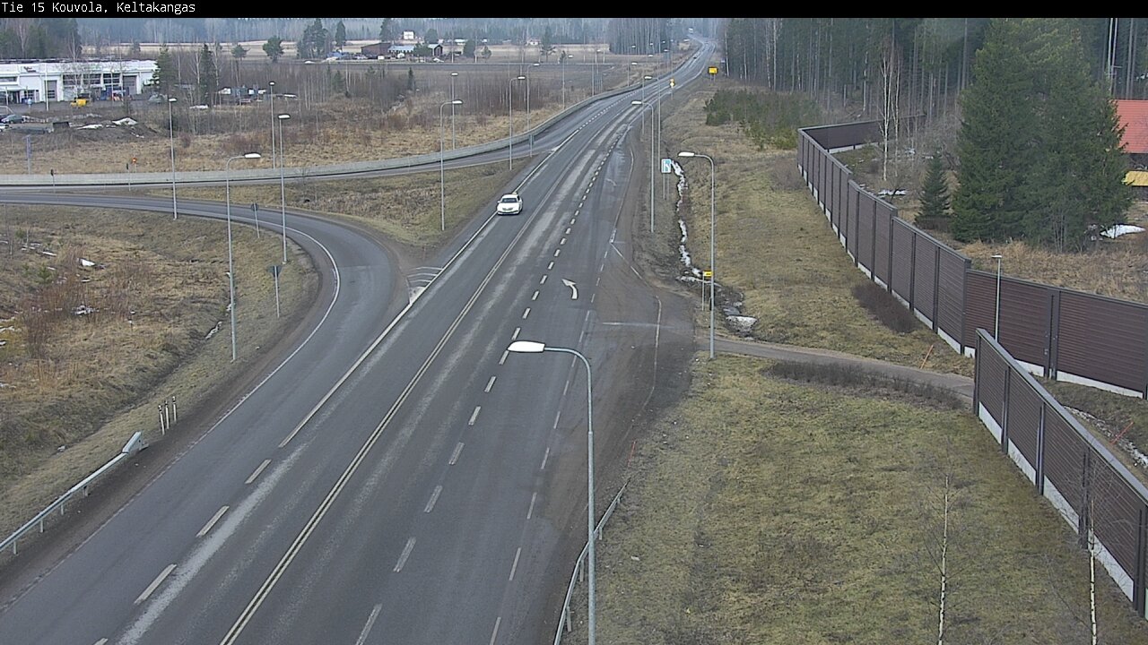 Weather Camera Image Väg 15 Kouvola, Keltakangas, Kouvola, Kymenlaakso