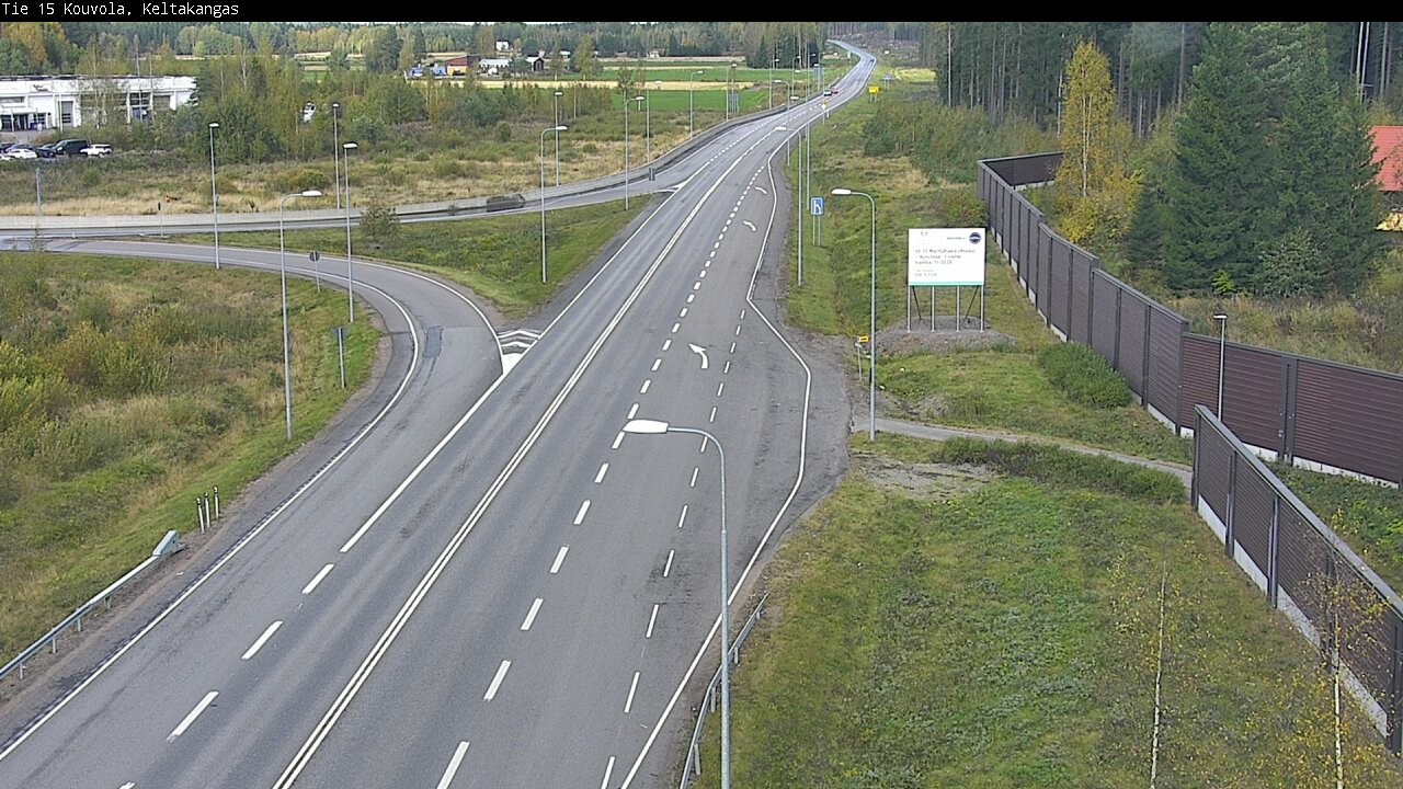 Weather Camera Image Road 15 Kouvola, Keltakangas, Kouvola, Kymenlaakso