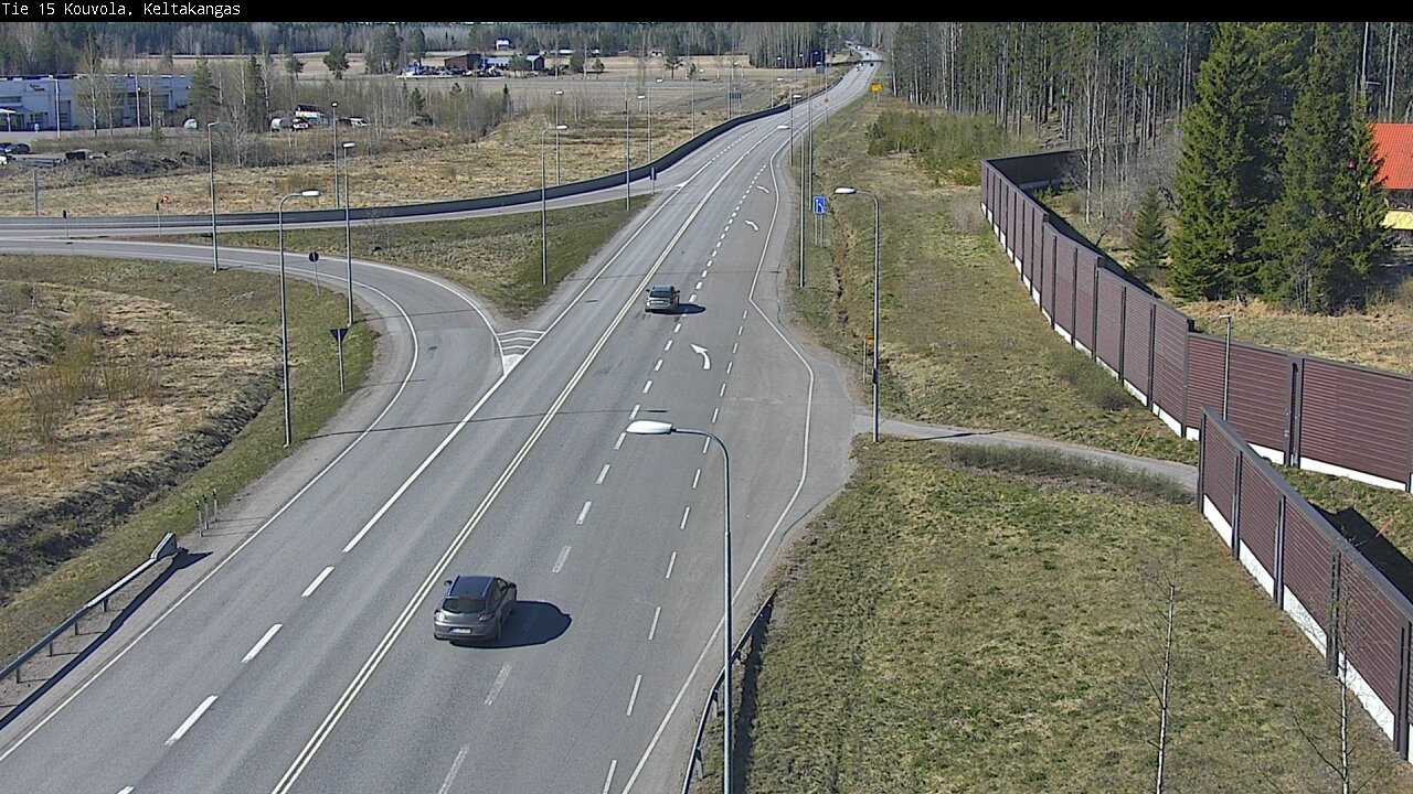 Weather Camera Image Väg 15 Kouvola, Keltakangas, Kouvola, Kymenlaakso