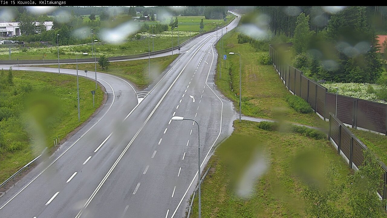 Weather Camera Image Väg 15 Kouvola, Keltakangas, Kouvola, Kymenlaakso