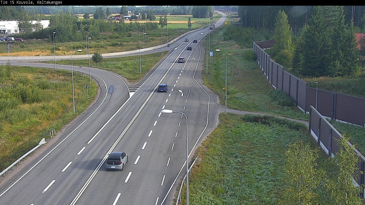 Weather Camera Image Road 15 Kouvola, Keltakangas, Kouvola, Kymenlaakso