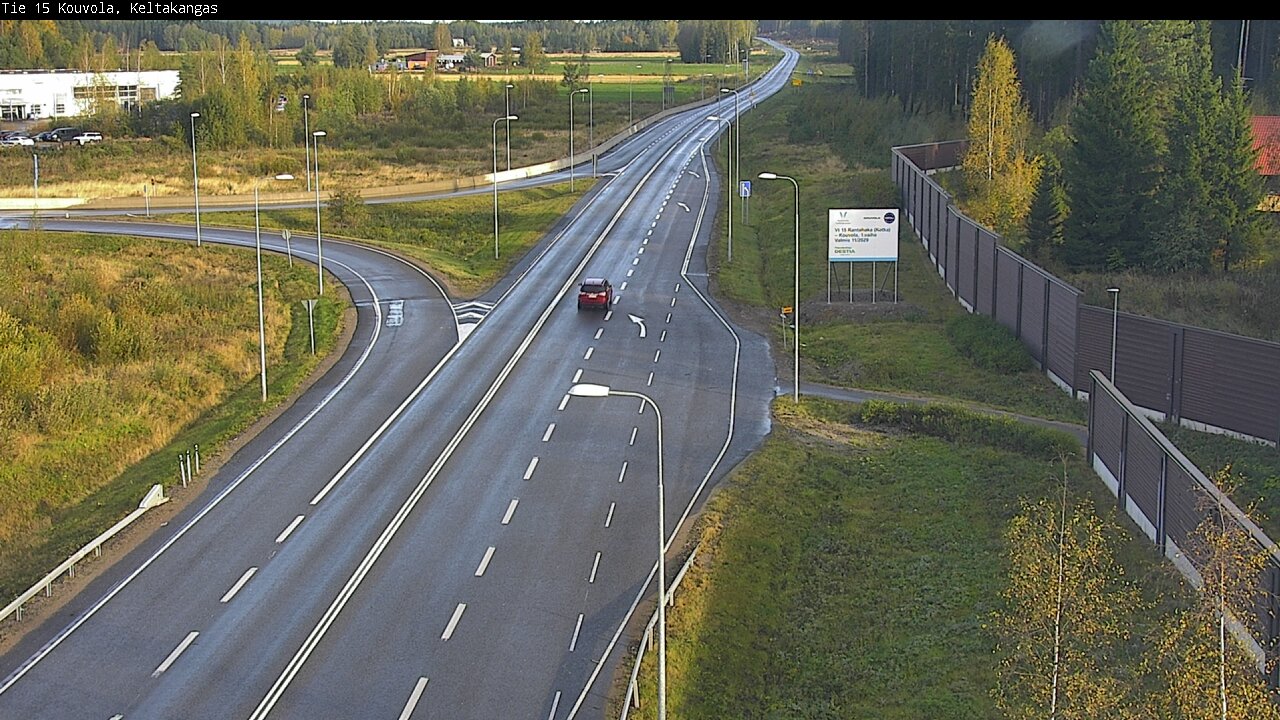 Weather Camera Image Road 15 Kouvola, Keltakangas, Kouvola, Kymenlaakso
