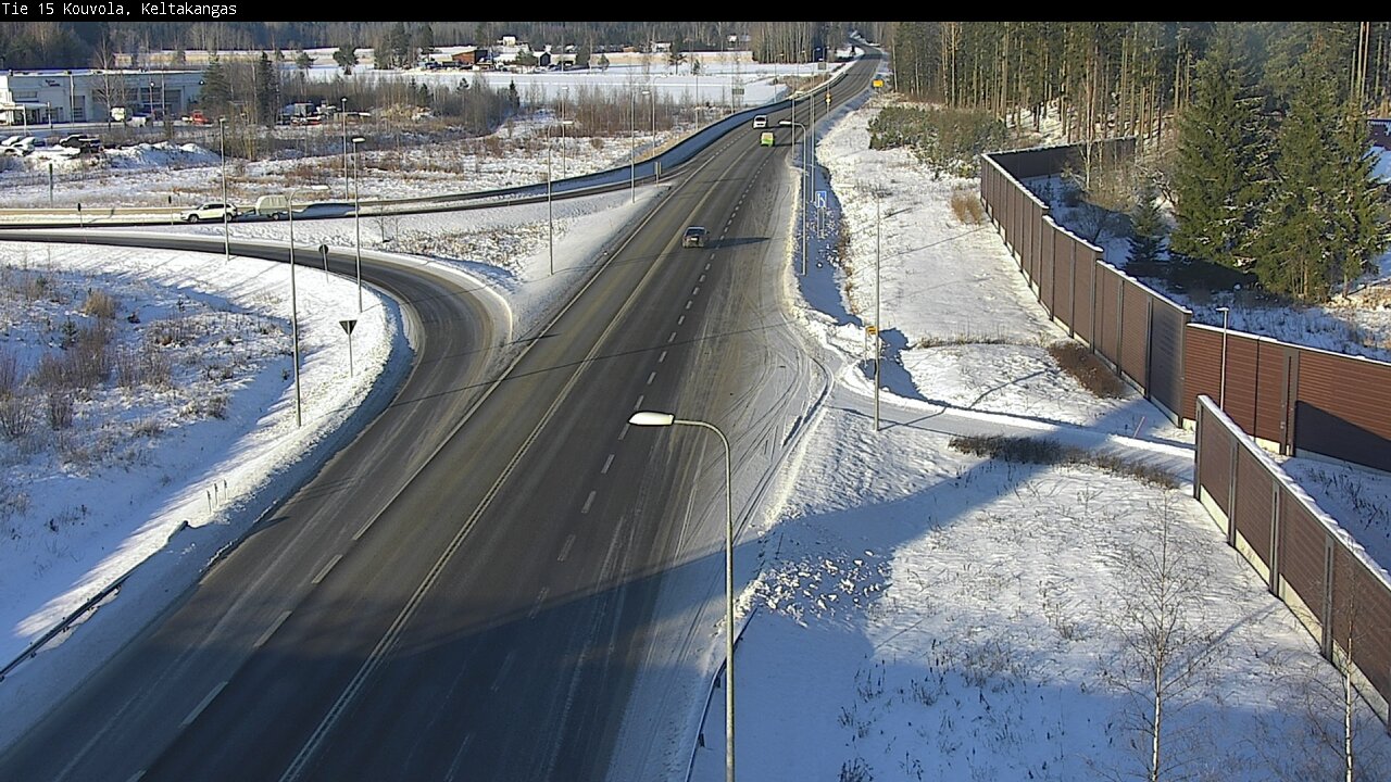 Weather Camera Image Road 15 Kouvola, Keltakangas, Kouvola, Kymenlaakso