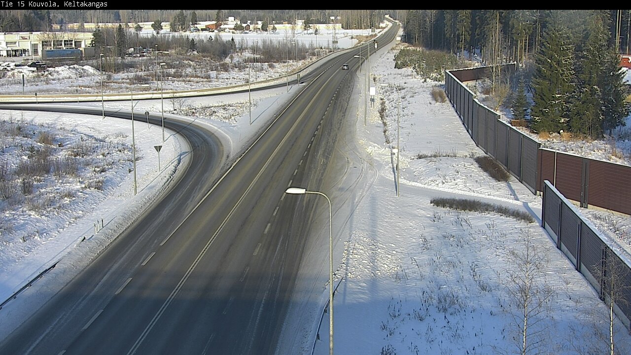 Weather Camera Image Väg 15 Kouvola, Keltakangas, Kouvola, Kymenlaakso