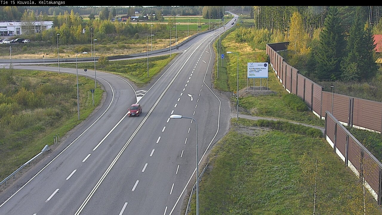 Weather Camera Image Road 15 Kouvola, Keltakangas, Kouvola, Kymenlaakso