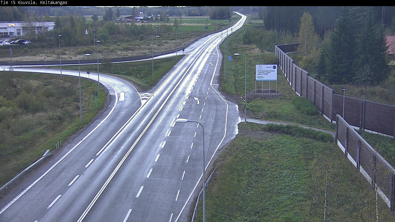 Weather Camera Image Road 15 Kouvola, Keltakangas, Kouvola, Kymenlaakso