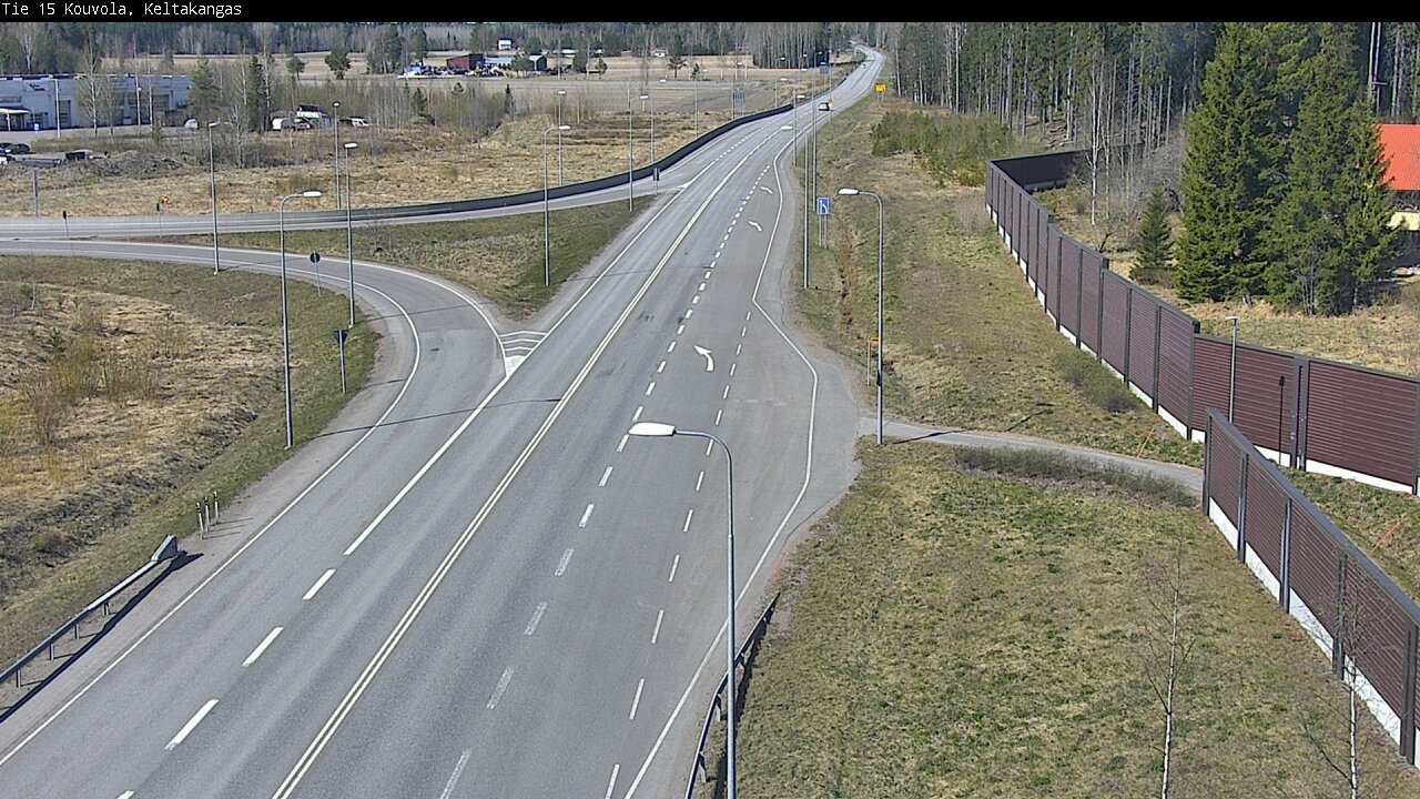 Weather Camera Image Väg 15 Kouvola, Keltakangas, Kouvola, Kymenlaakso