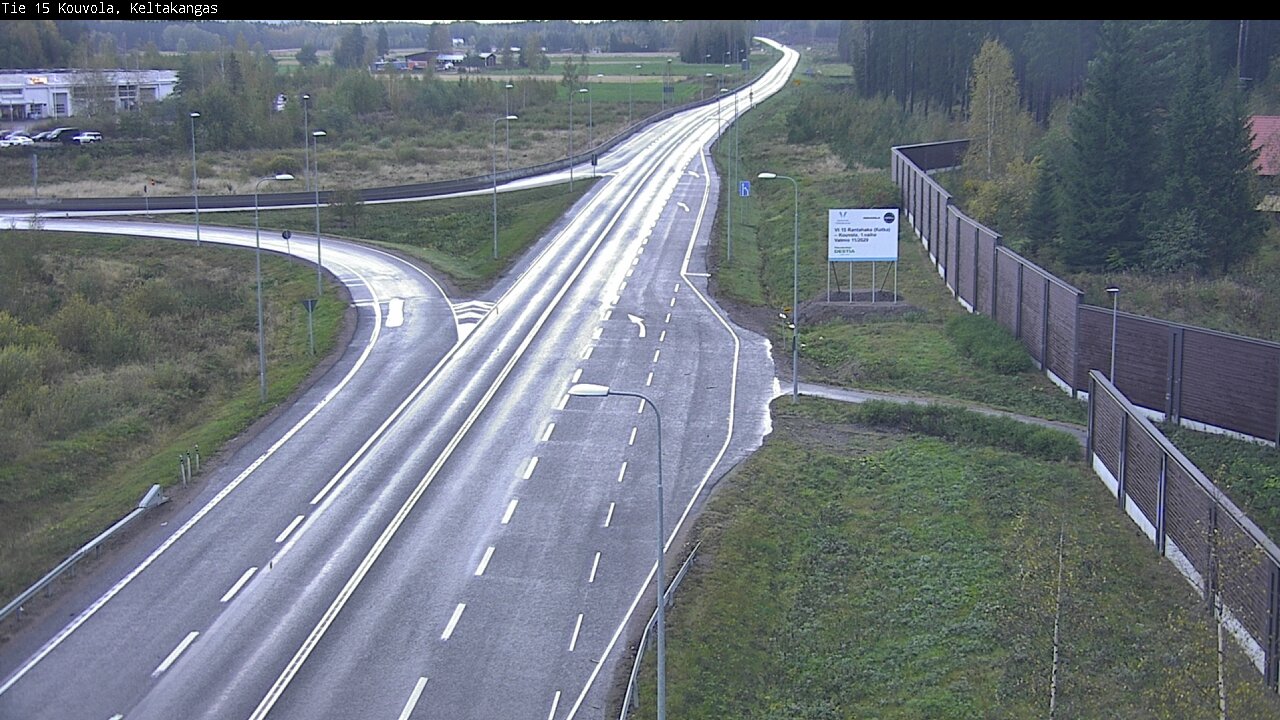 Weather Camera Image Road 15 Kouvola, Keltakangas, Kouvola, Kymenlaakso