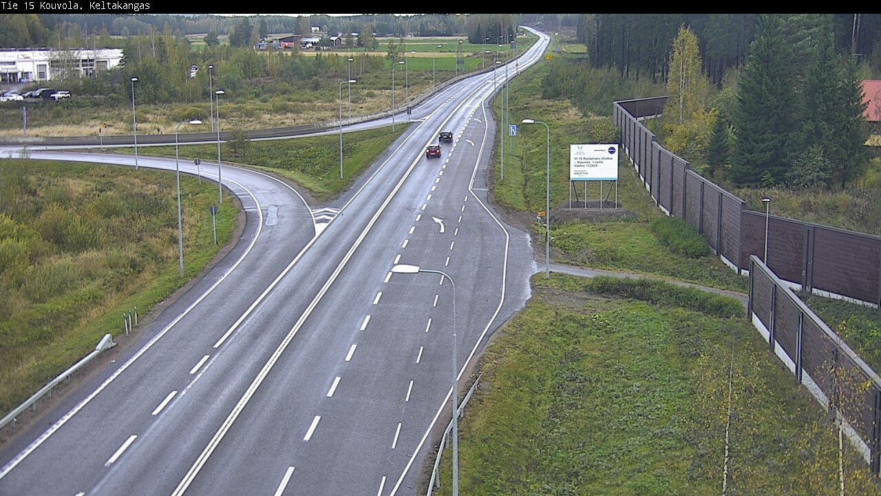Weather Camera Image Road 15 Kouvola, Keltakangas, Kouvola, Kymenlaakso