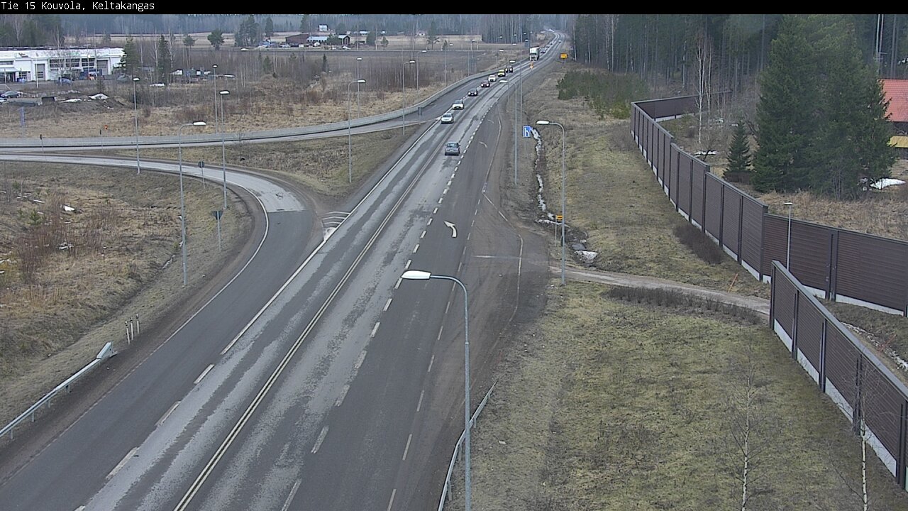 Weather Camera Image Väg 15 Kouvola, Keltakangas, Kouvola, Kymenlaakso