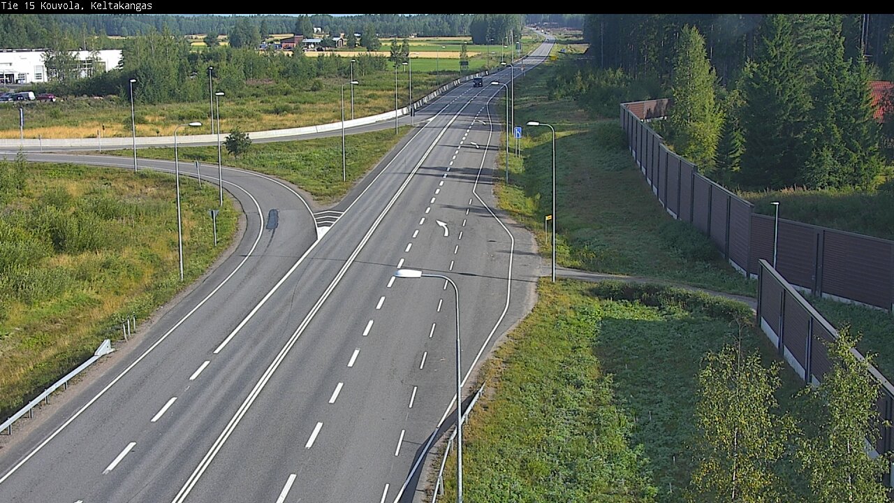 Weather Camera Image Road 15 Kouvola, Keltakangas, Kouvola, Kymenlaakso