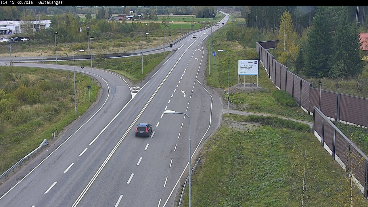 Weather Camera Image Road 15 Kouvola, Keltakangas, Kouvola, Kymenlaakso