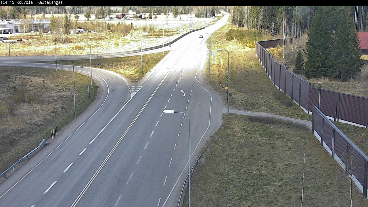 Weather Camera Image Väg 15 Kouvola, Keltakangas, Kouvola, Kymenlaakso