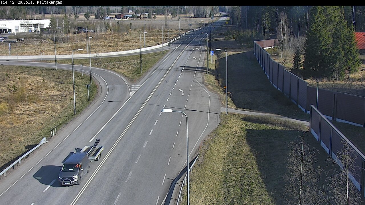 Weather Camera Image Väg 15 Kouvola, Keltakangas, Kouvola, Kymenlaakso