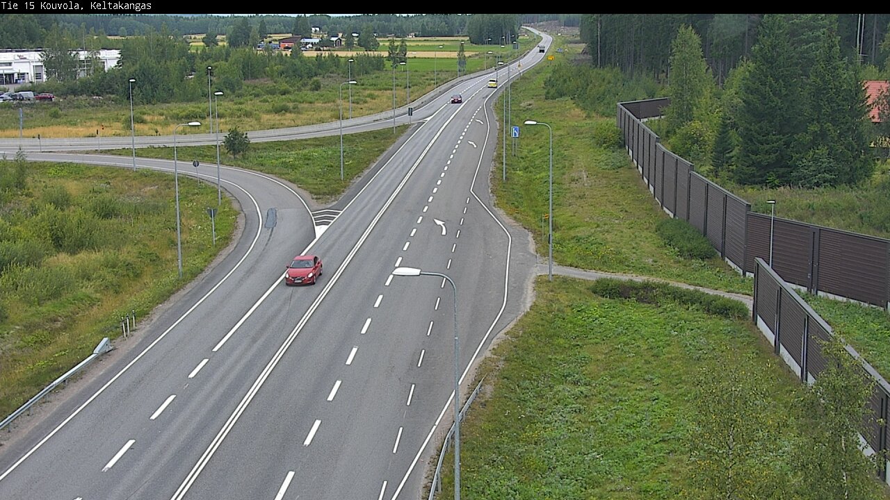 Weather Camera Image Väg 15 Kouvola, Keltakangas, Kouvola, Kymenlaakso
