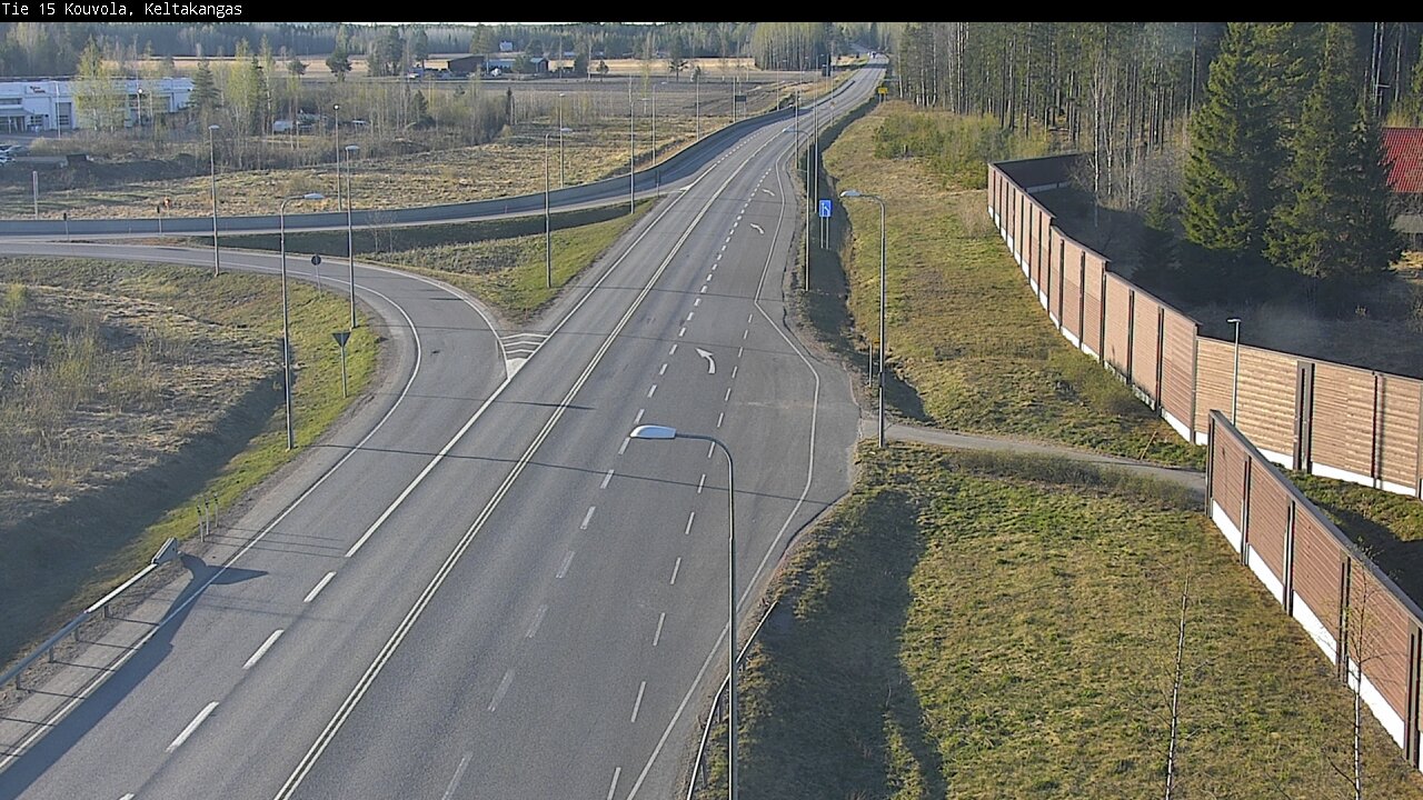 Weather Camera Image Väg 15 Kouvola, Keltakangas, Kouvola, Kymenlaakso