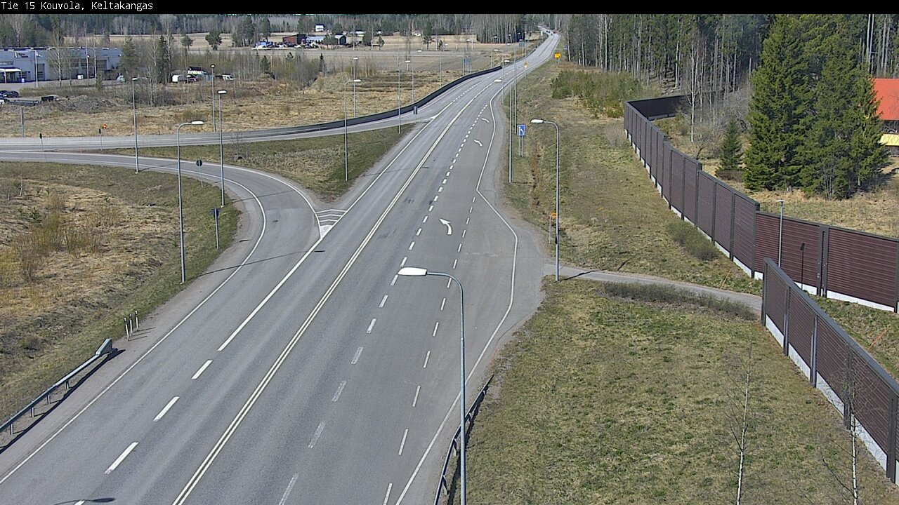 Weather Camera Image Väg 15 Kouvola, Keltakangas, Kouvola, Kymenlaakso