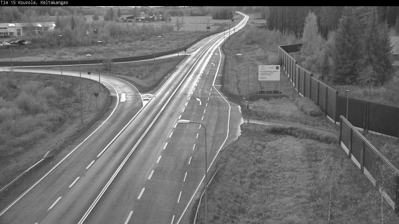 Weather Camera Image Road 15 Kouvola, Keltakangas, Kouvola, Kymenlaakso