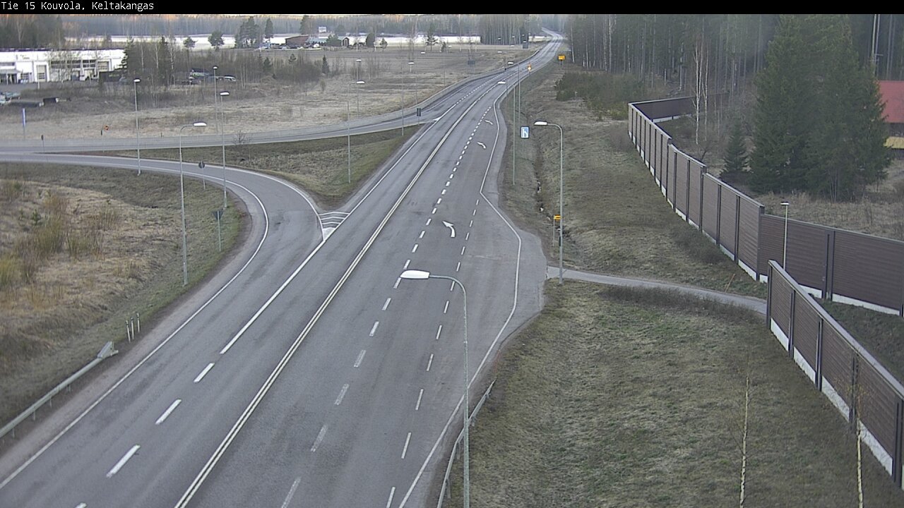 Weather Camera Image Väg 15 Kouvola, Keltakangas, Kouvola, Kymenlaakso