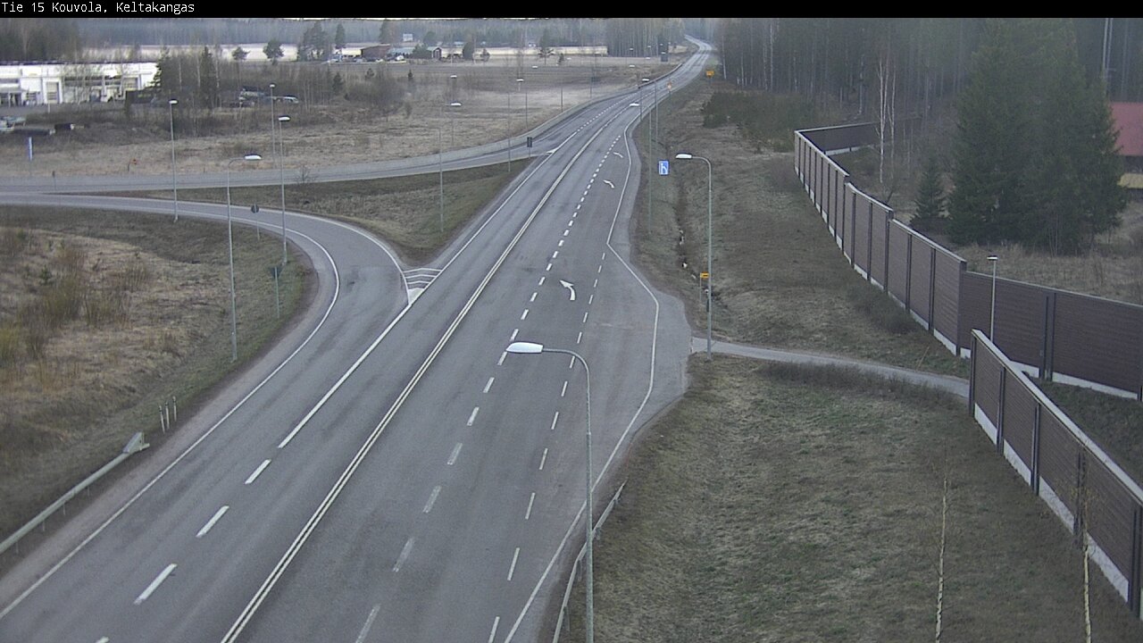 Weather Camera Image Väg 15 Kouvola, Keltakangas, Kouvola, Kymenlaakso