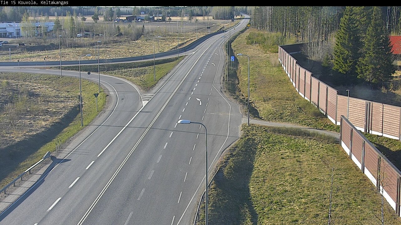 Weather Camera Image Väg 15 Kouvola, Keltakangas, Kouvola, Kymenlaakso
