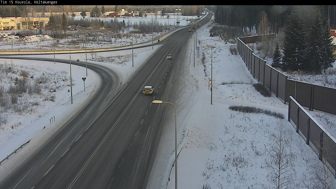 Weather Camera Image Väg 15 Kouvola, Keltakangas, Kouvola, Kymenlaakso