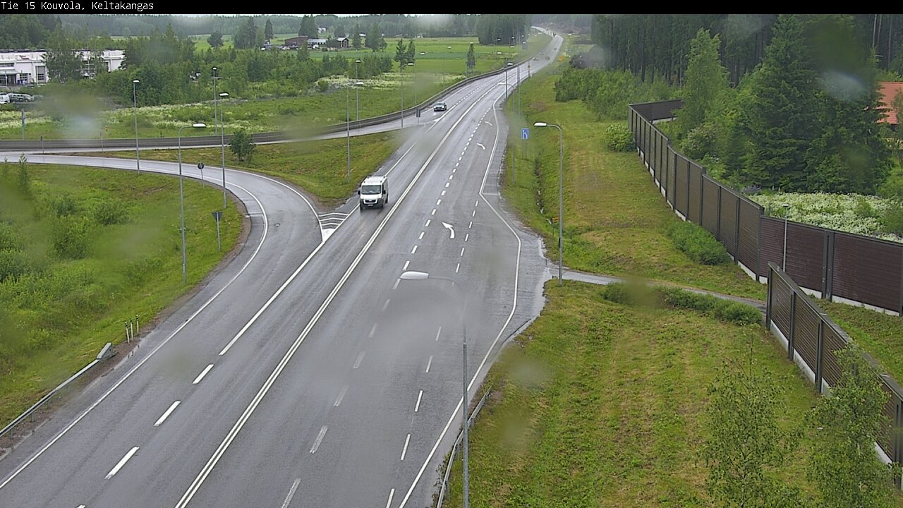 Weather Camera Image Väg 15 Kouvola, Keltakangas, Kouvola, Kymenlaakso