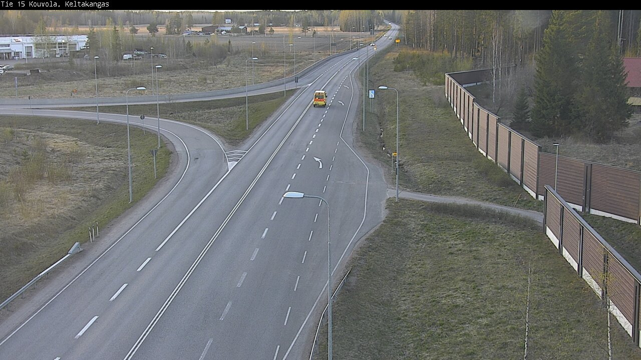 Weather Camera Image Väg 15 Kouvola, Keltakangas, Kouvola, Kymenlaakso