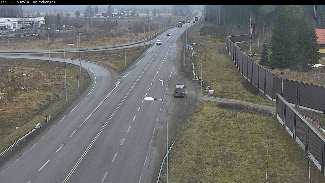 Weather Camera Image Väg 15 Kouvola, Keltakangas, Kouvola, Kymenlaakso
