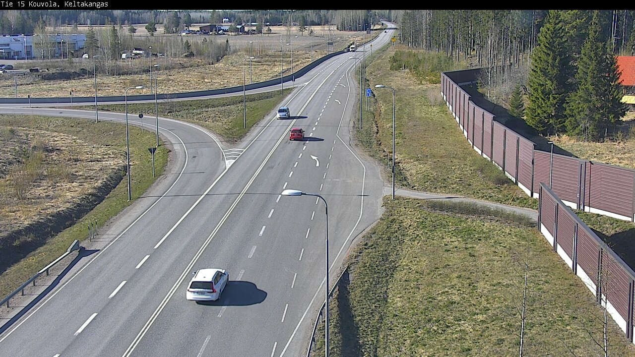 Weather Camera Image Väg 15 Kouvola, Keltakangas, Kouvola, Kymenlaakso