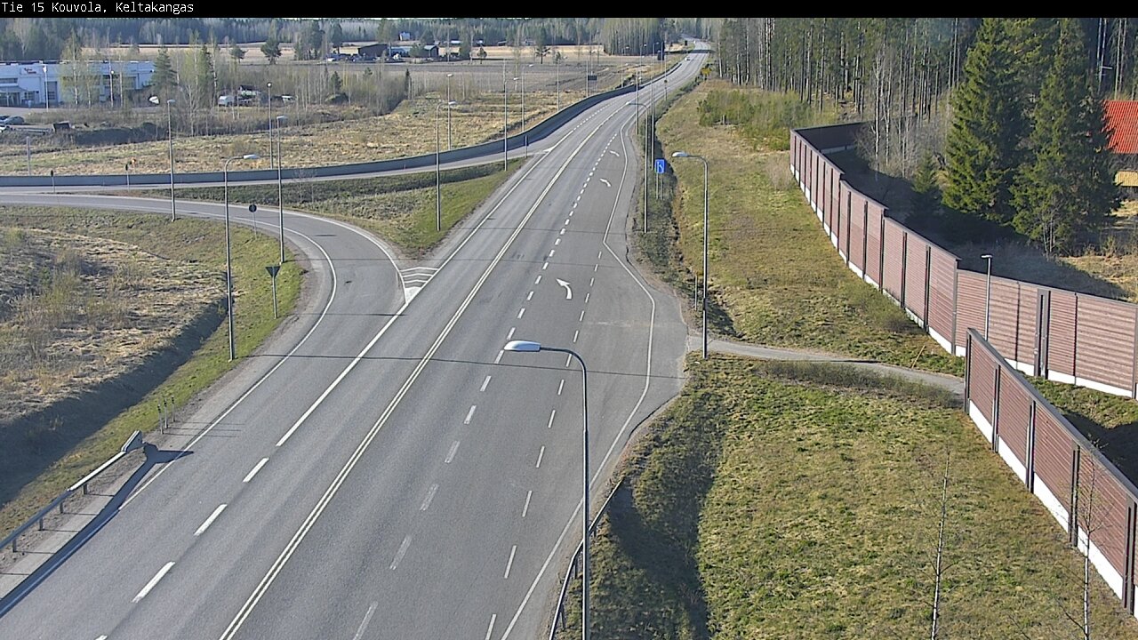 Weather Camera Image Väg 15 Kouvola, Keltakangas, Kouvola, Kymenlaakso