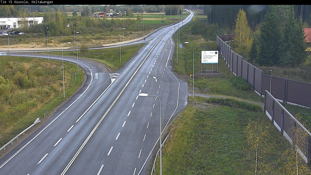 Weather Camera Image Road 15 Kouvola, Keltakangas, Kouvola, Kymenlaakso