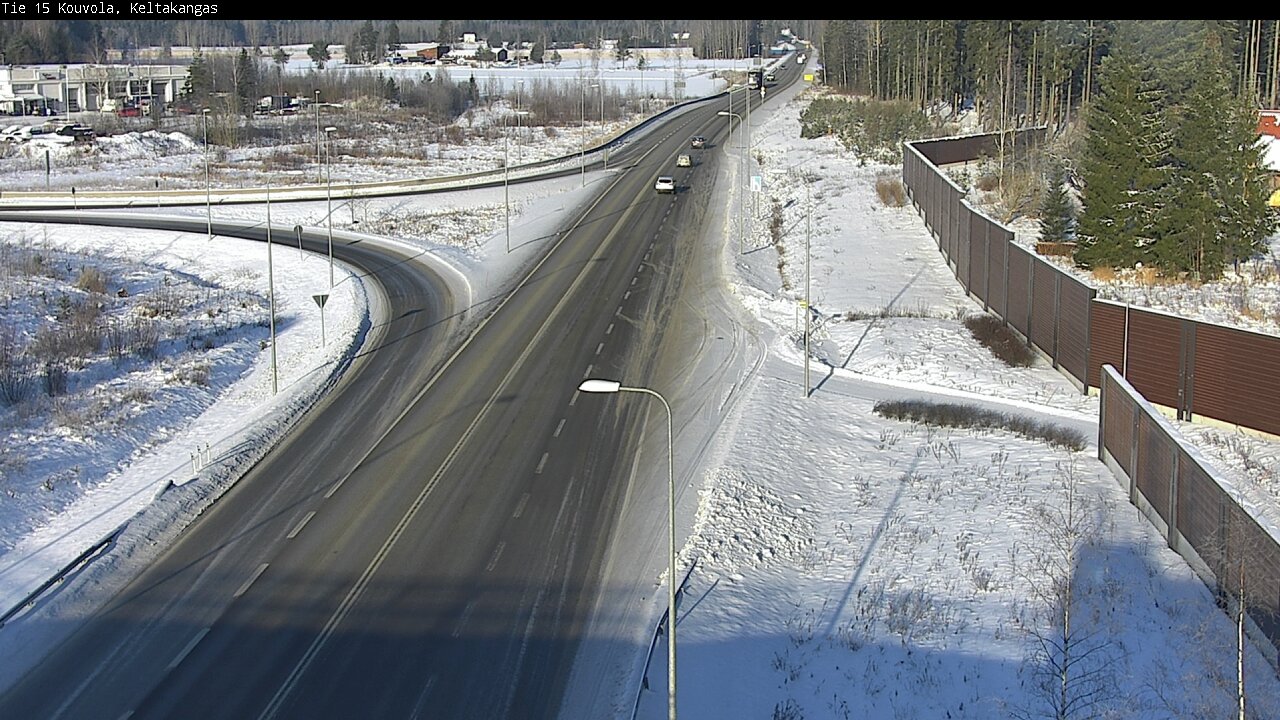 Weather Camera Image Road 15 Kouvola, Keltakangas, Kouvola, Kymenlaakso