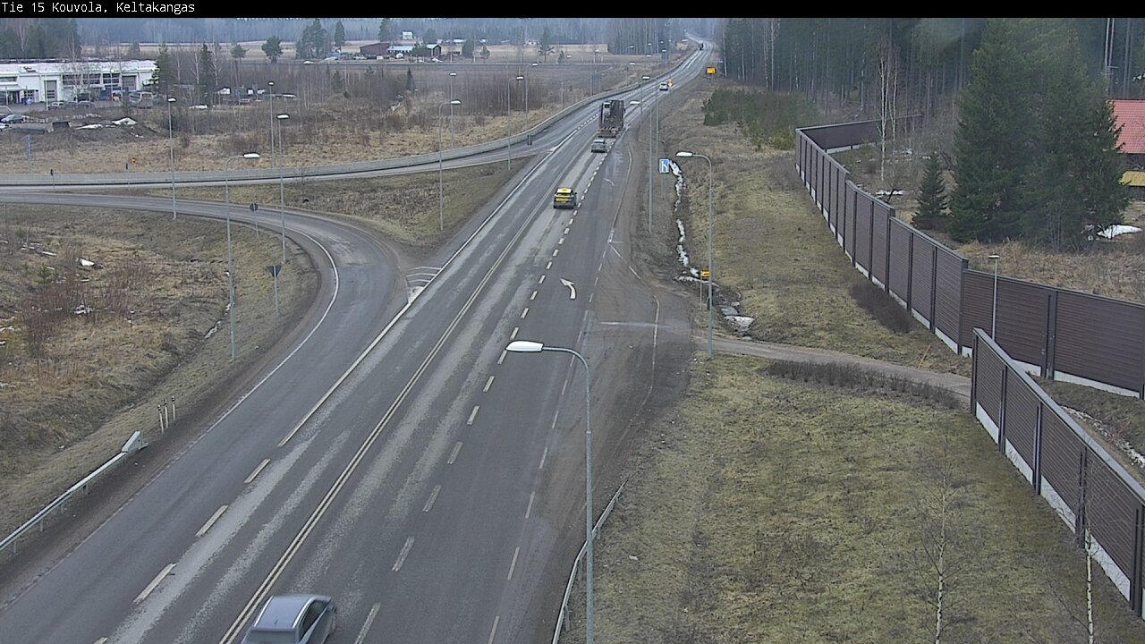 Weather Camera Image Väg 15 Kouvola, Keltakangas, Kouvola, Kymenlaakso