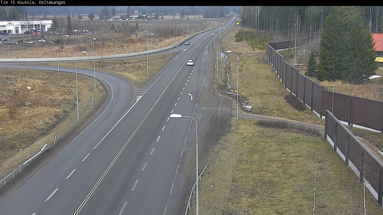 Weather Camera Image Väg 15 Kouvola, Keltakangas, Kouvola, Kymenlaakso