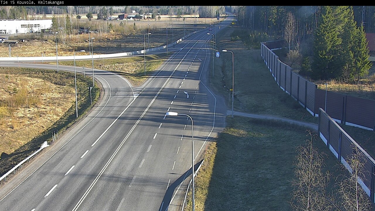Weather Camera Image Väg 15 Kouvola, Keltakangas, Kouvola, Kymenlaakso