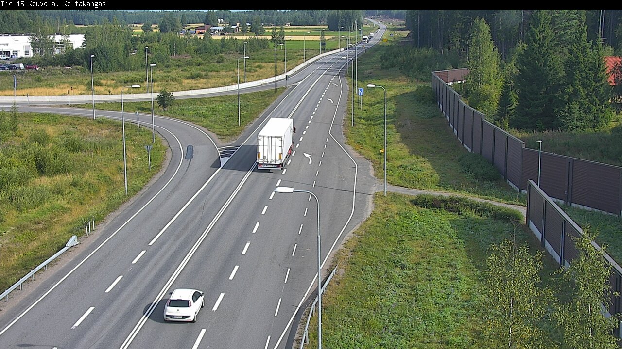 Weather Camera Image Road 15 Kouvola, Keltakangas, Kouvola, Kymenlaakso