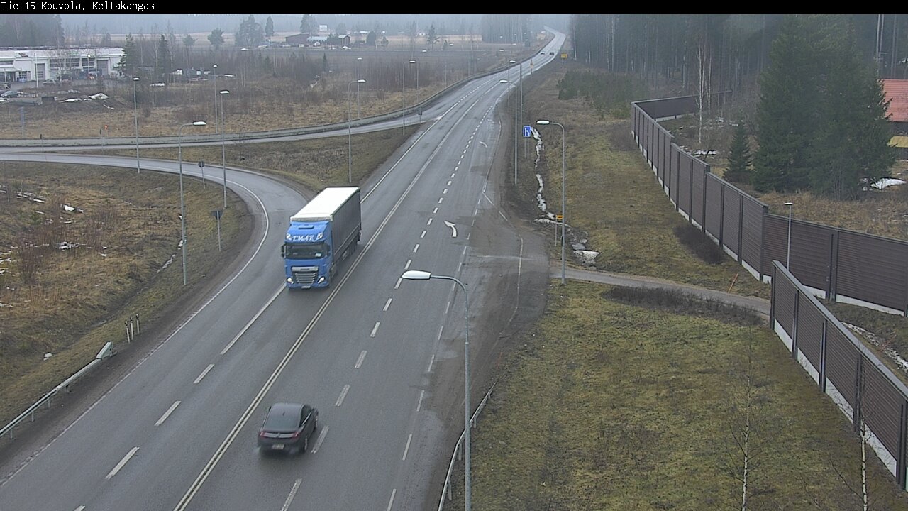 Weather Camera Image Road 15 Kouvola, Keltakangas, Kouvola, Kymenlaakso